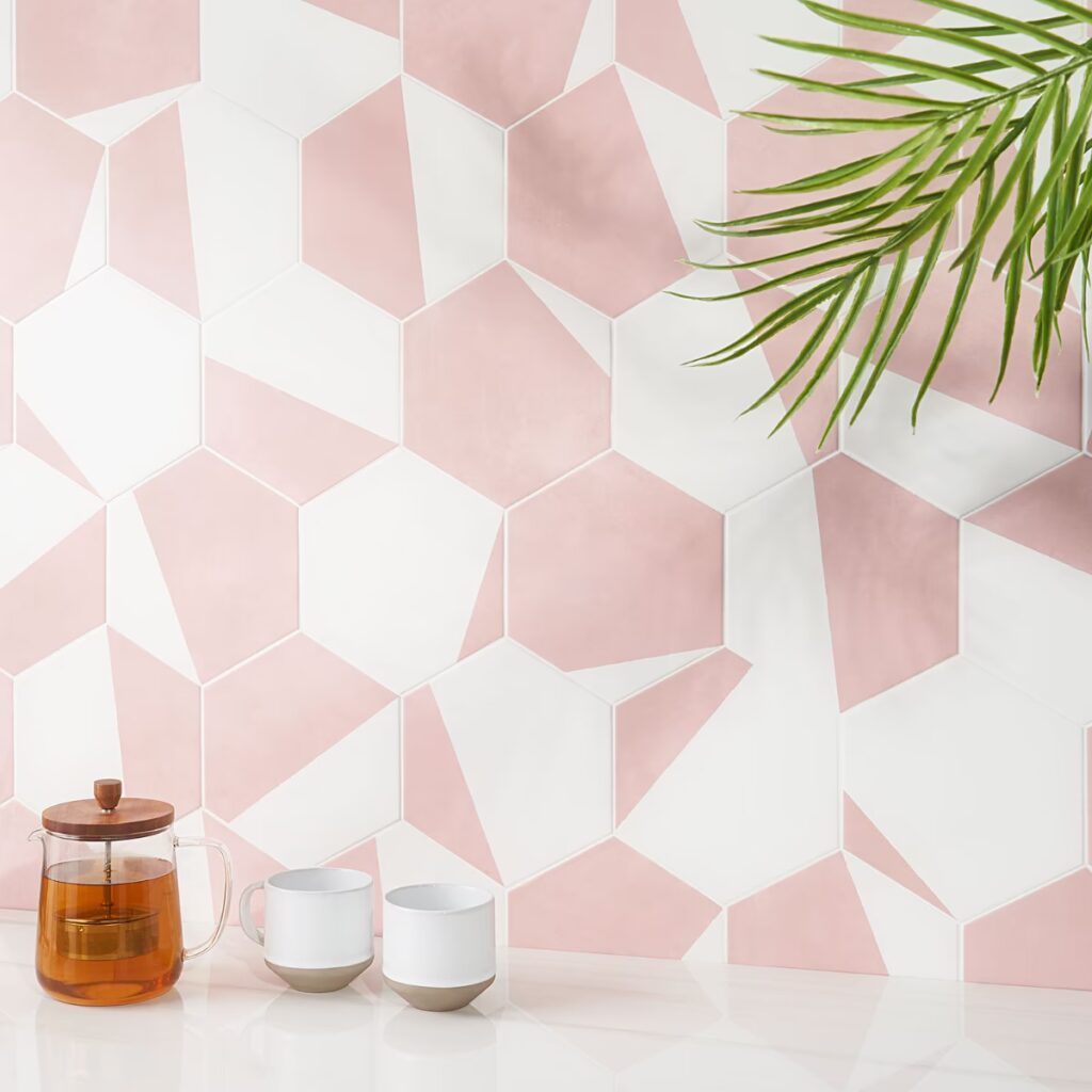 HexArt Pop Rose Pink 8 Roomscene01