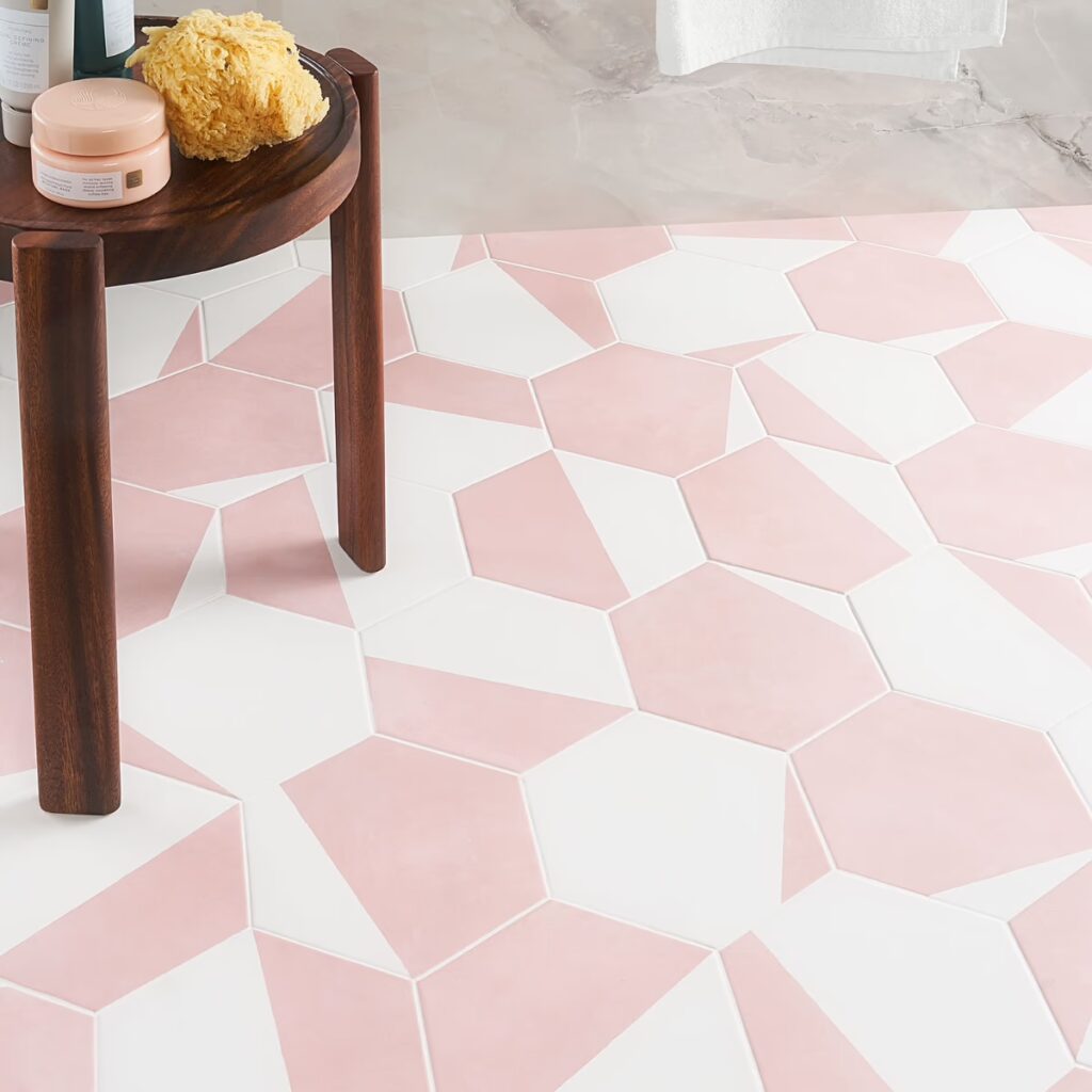 HexArt Pop Rose Pink 8 Roomscene04