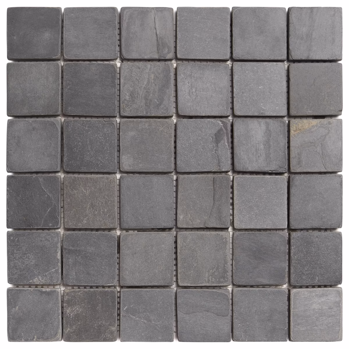 India Black 2″ x 2″ Slate Tile