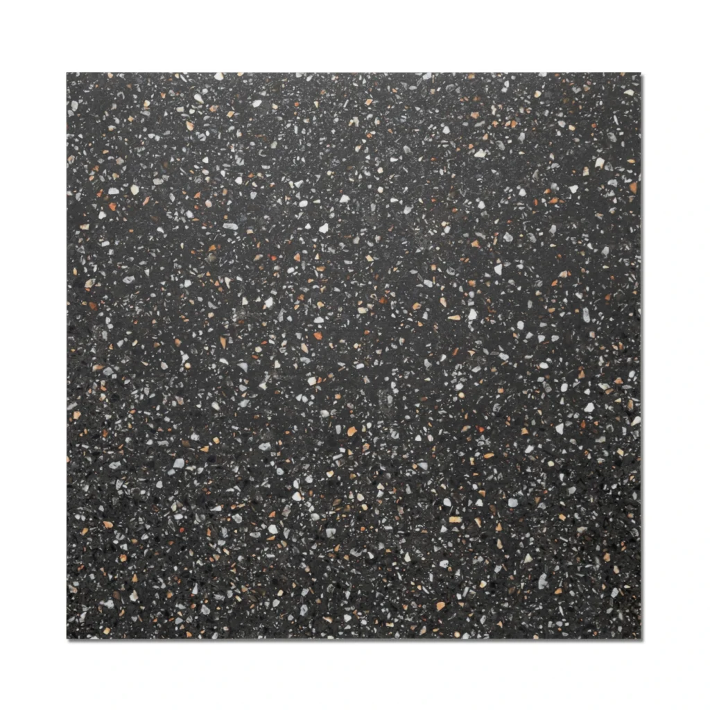 Mystere 24 x 24 Structured Porcelain Tile in Black