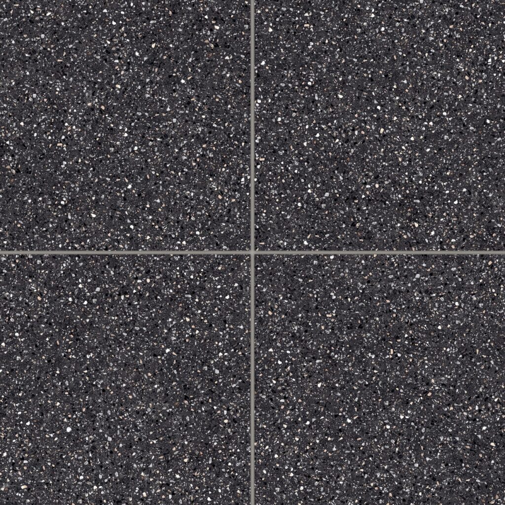 Mystere 24 x 24 Structured Porcelain Tile in Black grid