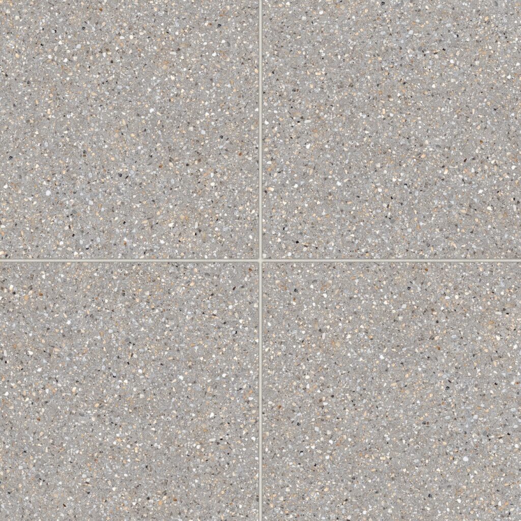 Mystere 24 x 24 Structured Porcelain Tile in Light Grey grid