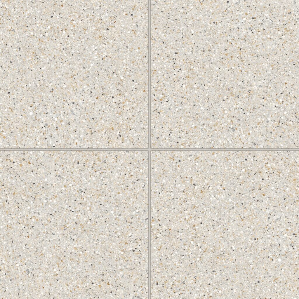 Mystere 24 x 24 Structured Porcelain Tile in Linen grid