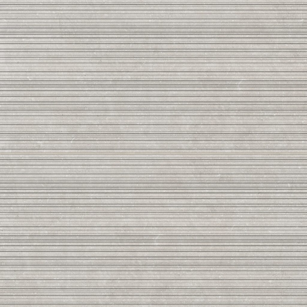 Oda 24 x 48 Soft Textured Matte Ceramic Coast Deco in Ice layout