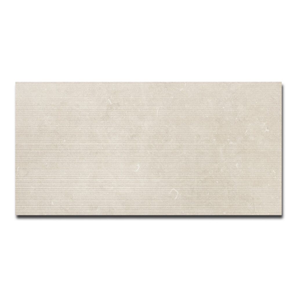 Oda 24 x 48 Soft Textured Matte Ceramic Coast Deco in Light