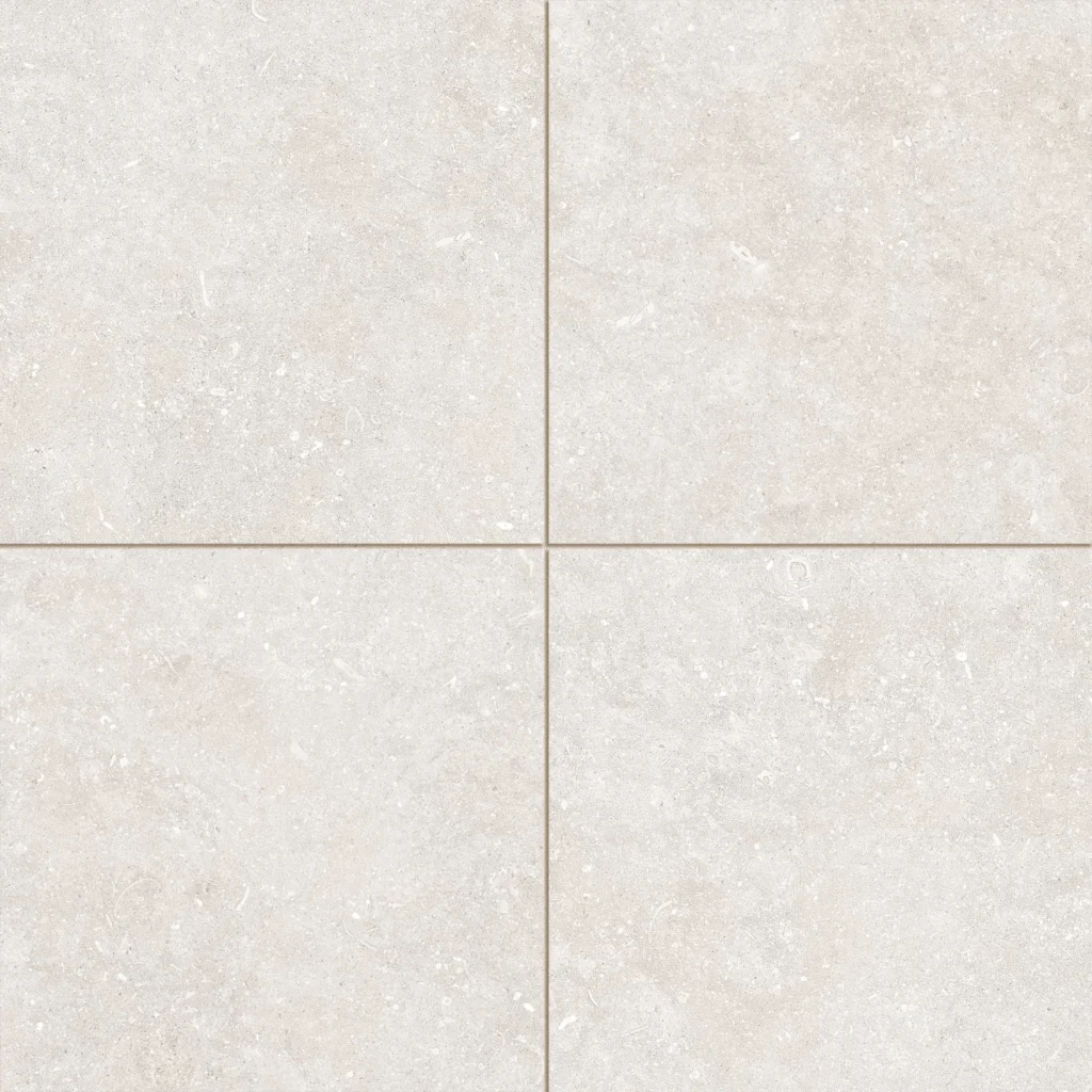 Oda 36 x 36 Soft Textured Matte Porcelain Tile in Ice grid