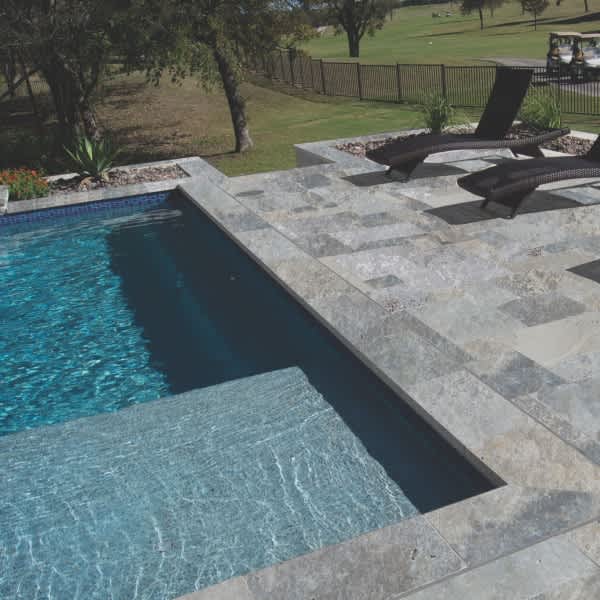 Paver 12 x 24 Silver pool project