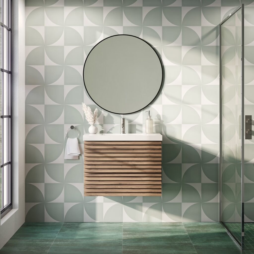 Stacy Garcia Maddox Deco Mineral Green 8X8 Roomscene02