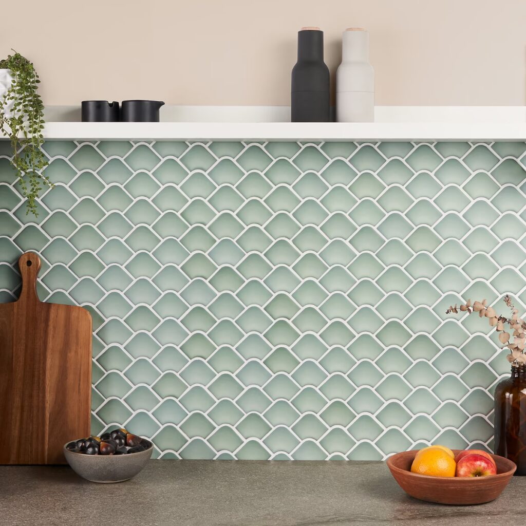 Suki Green 2X3 Fish Scale Roomscene01