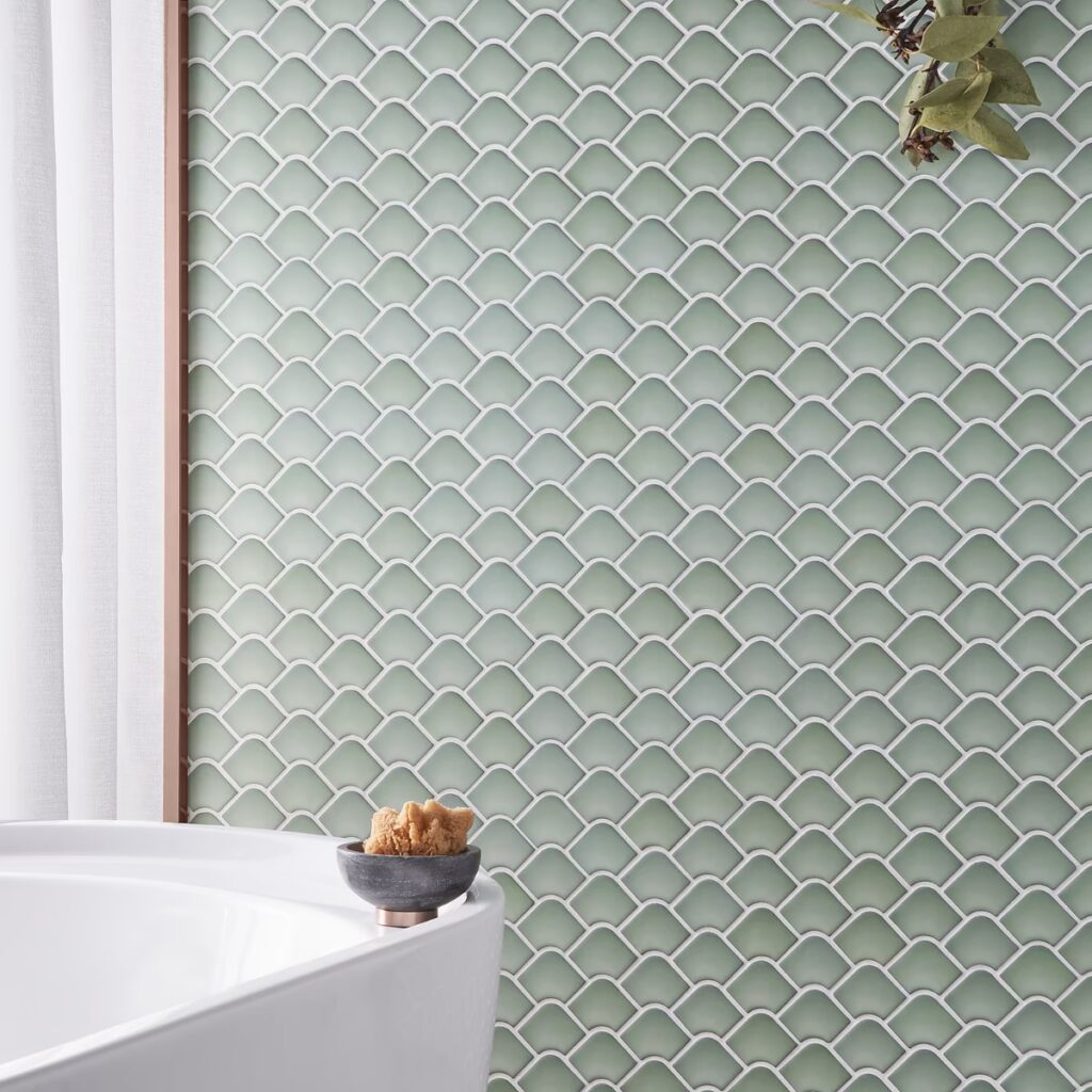 Suki Green 2X3 Fish Scale Roomscene02