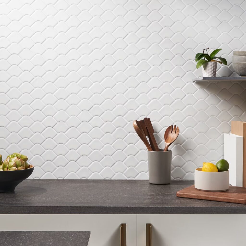 Suki White 2X3 Fish Scale Roomscene02