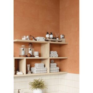 AGIO - 1X6:12X12 SLIM, BIANCO, MATTE wall sample