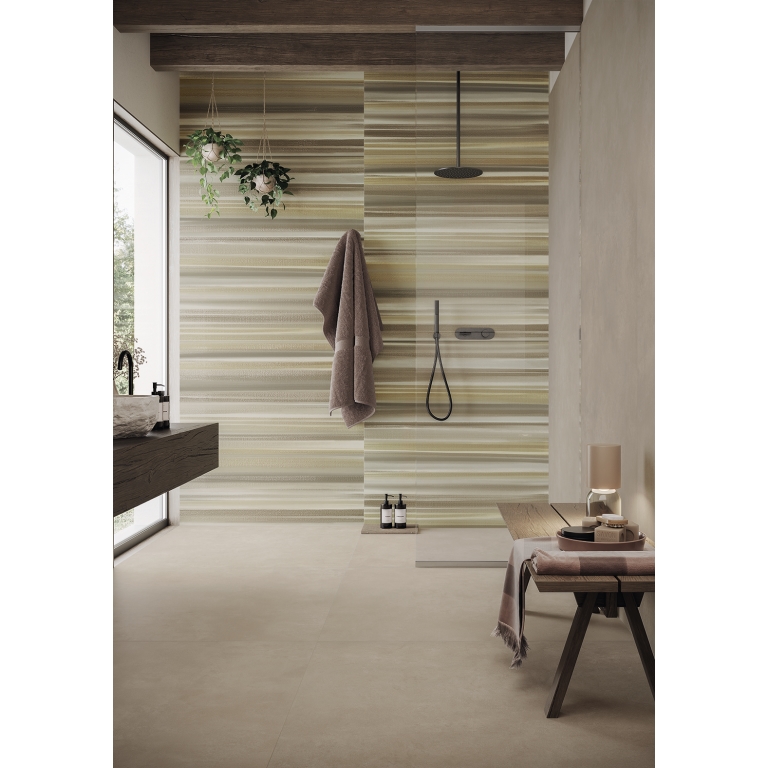AGIO - 47X109 SLIM, CORDA, MATTE bathroom setting