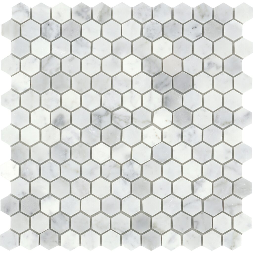BIANCO GIOIA 0.5X1:12X12 Hex NANTES