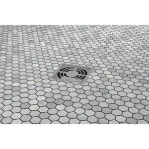 BIANCO GIOIA 0.5X1:12X12 Hex NANTES Roomscene02