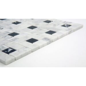 BIANCO GIOIA - 0.5X1:12X12 Pinwheel NANTES Angle01