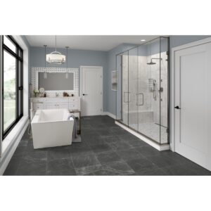 BIANCO GIOIA - 0.5X1:12X12 Pinwheel NANTES Roomscene02