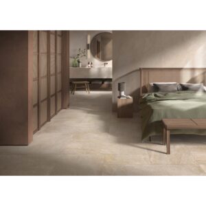 MIXT 2 - 12X24 ROCK, SABBIA, MATTE bedroom setting